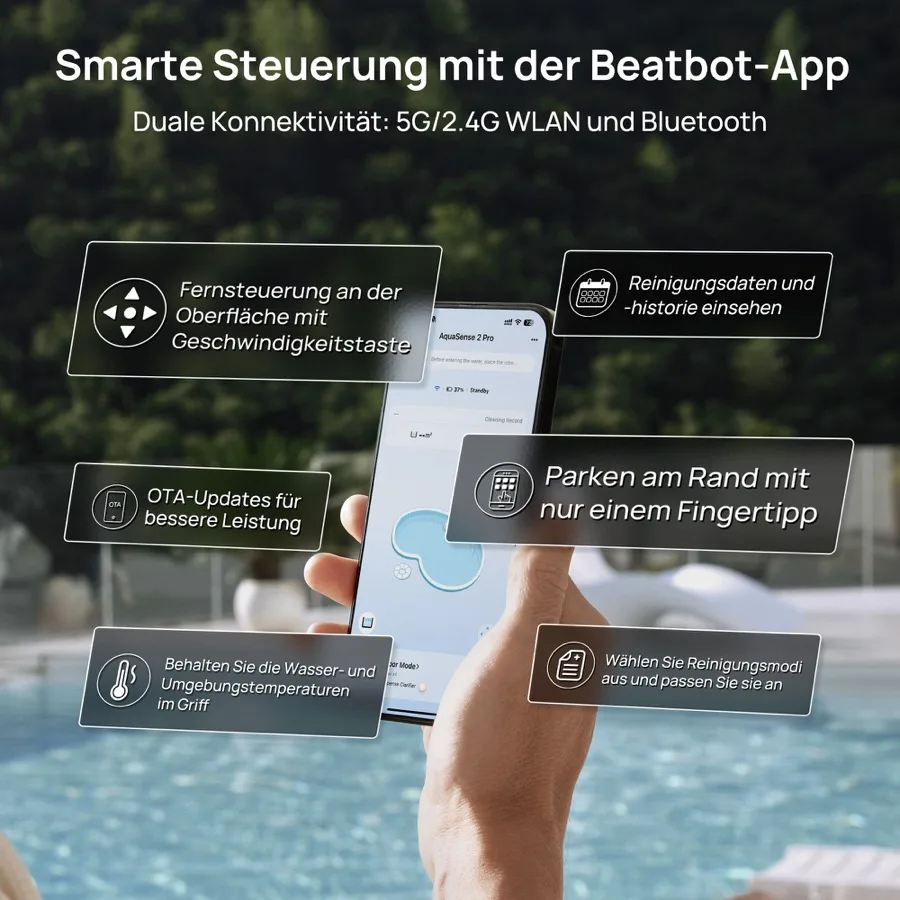 Beatbot AquaSense 2 Pro Poolroboter mit KI